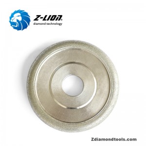 ZL-DCML 4 inch Quality Diamond Groove Wheel for stone, concrete, ceramic